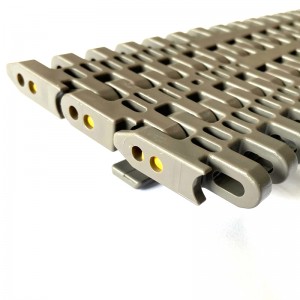 HAASBELTS conveyor T2076 Radius Flush Grid plastic Modular belt chain