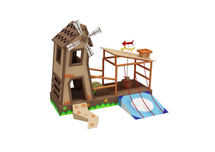 2020 Good Quality Toddler Soft Play Combo - Windmill Shed – Haiber