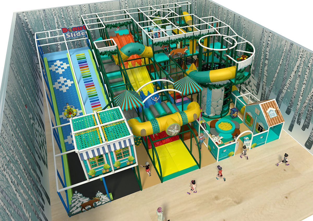 professional factory for Second Hand Indoor Playground Equipment - Jungle Theme-004 – Haiber
