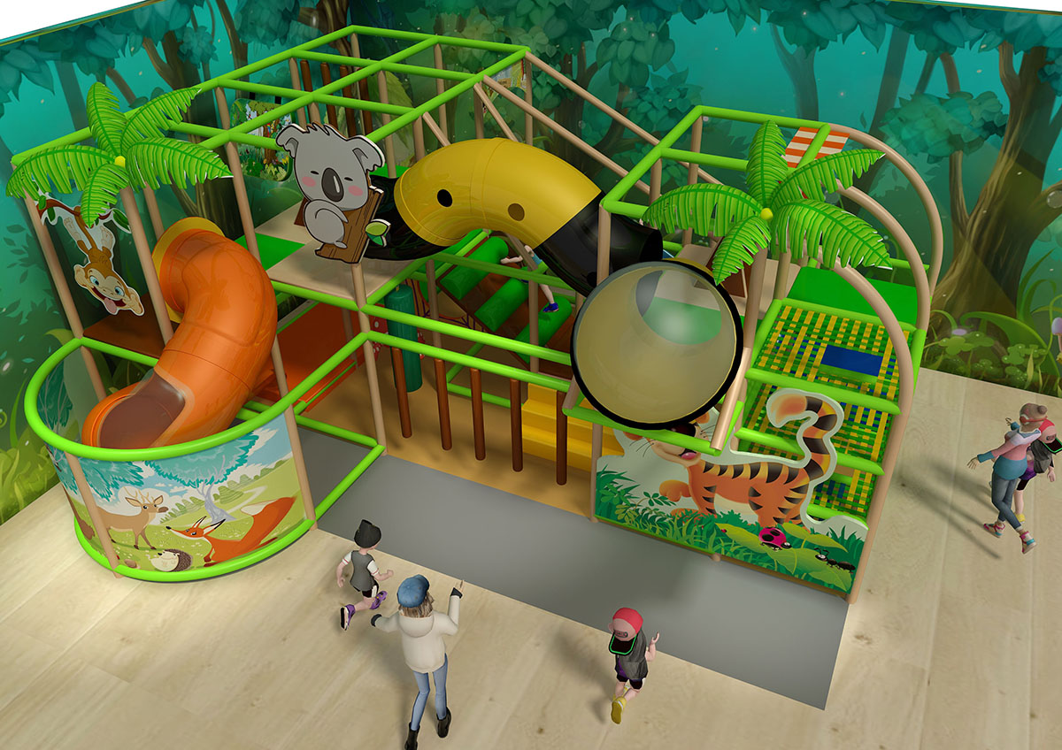 Special Design for Childrens Indoor Playground Equipment - Jungle Theme-002 – Haiber