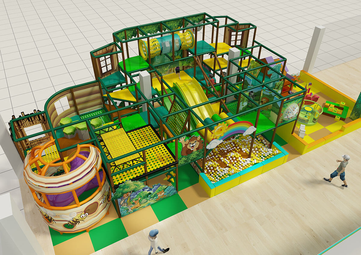 Factory supplied Soft Indoor Playground Equipment - Jungle Theme-001 – Haiber