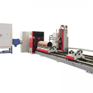 Automatic 5 Axis Big Diameter CNC Tube Plasma Cutting Machine