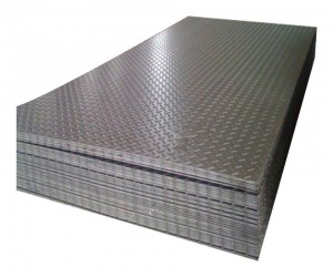 Günstige Preisliste für verchromtes Stahlblech, karierte Stahlplatte, 1075 Kohlenstoffstahlplatte