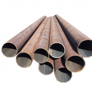 Bescht Qualitéit Black ERW Steel Pipe Carbon Q235B Steel Pipe Huel Sektioun