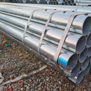 Tubo e tubo de aceiro oco metálico redondo soldado con carbono de aceiro galvanizado