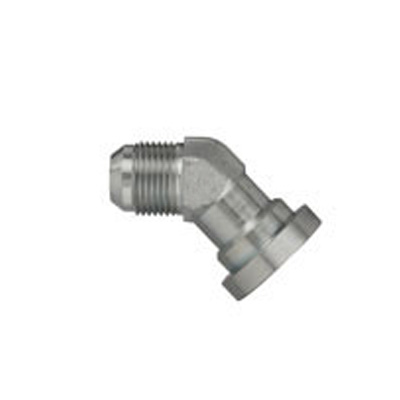Best quality Reusable Hydraulic Fittings Adapter - 1803-Male JIC X Code 62 Flange 45° Elbow – HNR