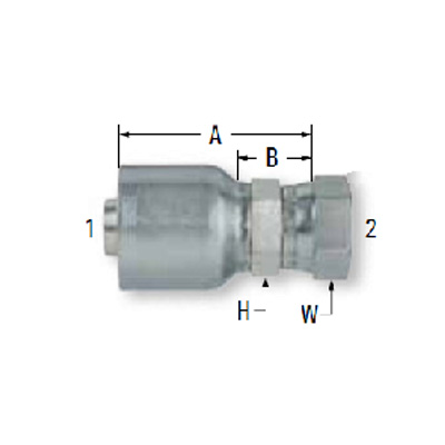 Low price for Compression Fittings - 24212H-RW  -FEMALE ORFS SWIVEL  1JS73 – HNR