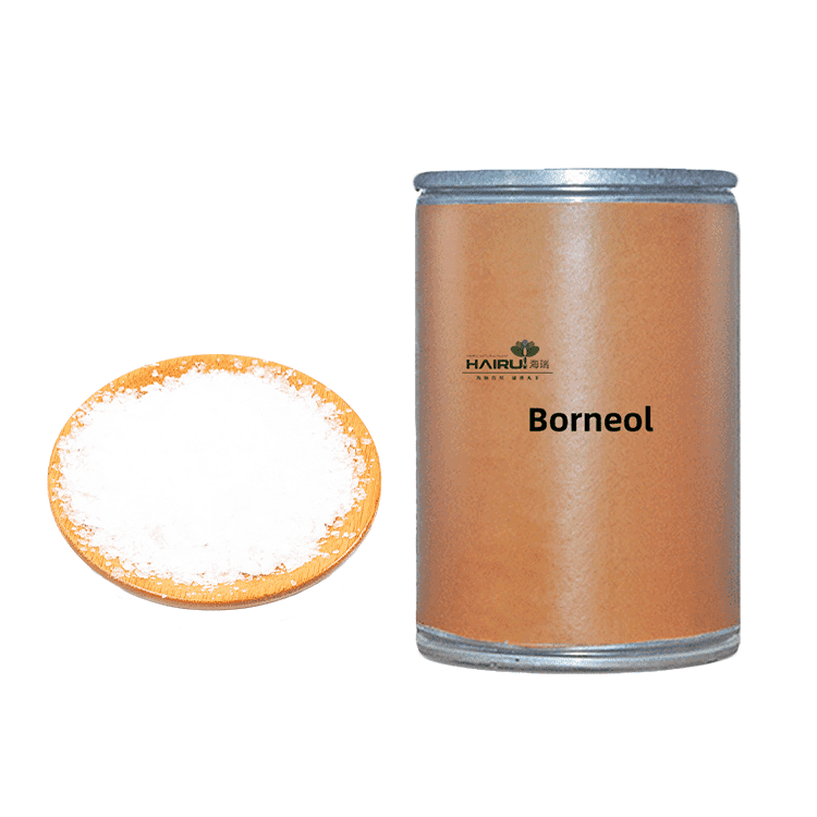 Factory Cheap Citrus Oil For Skin - Pharmaceutical grade Factory Bulk Wholesale Synthetic / Natural borneol flake / Borneol – HaiRui