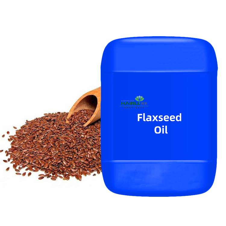 2018 Latest Design Moringa Oil - Manufacturer Supply organic Flaxseed Oil essential – HaiRui