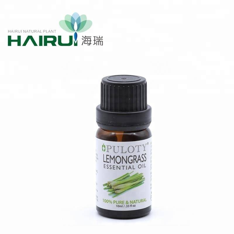 Super Purchasing for Pure Rosehip Oil - Factory Price Cosmetic Hair Treatment SPA Lemongrass Essential Oil – HaiRui