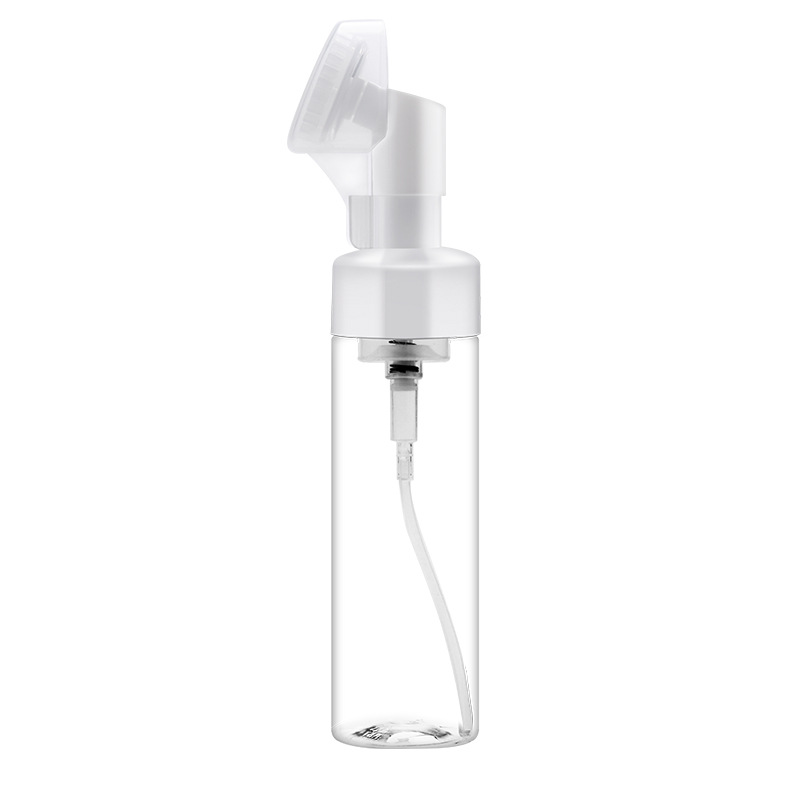 Hot New Products Bottle Lotion Pump - 100ml 150ml 200ml plastic mousse foam pump bottle with brush – Halu