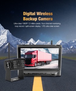 2.4G Dashcam Wireless Camera ta 'quddiem u ta' wara
