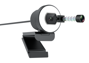 Stock 1080P Full HD Live Streaming Webcam na may Ring Light