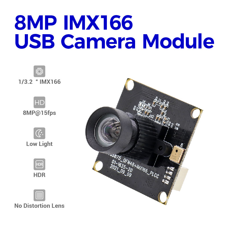 Factory OEM ODM 8MP IMX166 HDR USB Camera Module