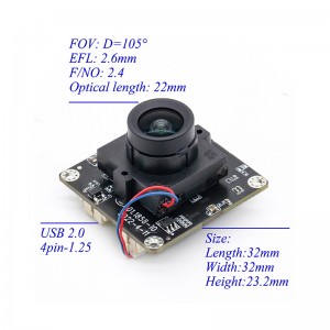 2MP AR0234 Küresel Deklanşör Renkli Kamera Modülü