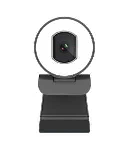 Stok Webcam Streaming Langsung Full HD 1080P dengan Lampu Cincin