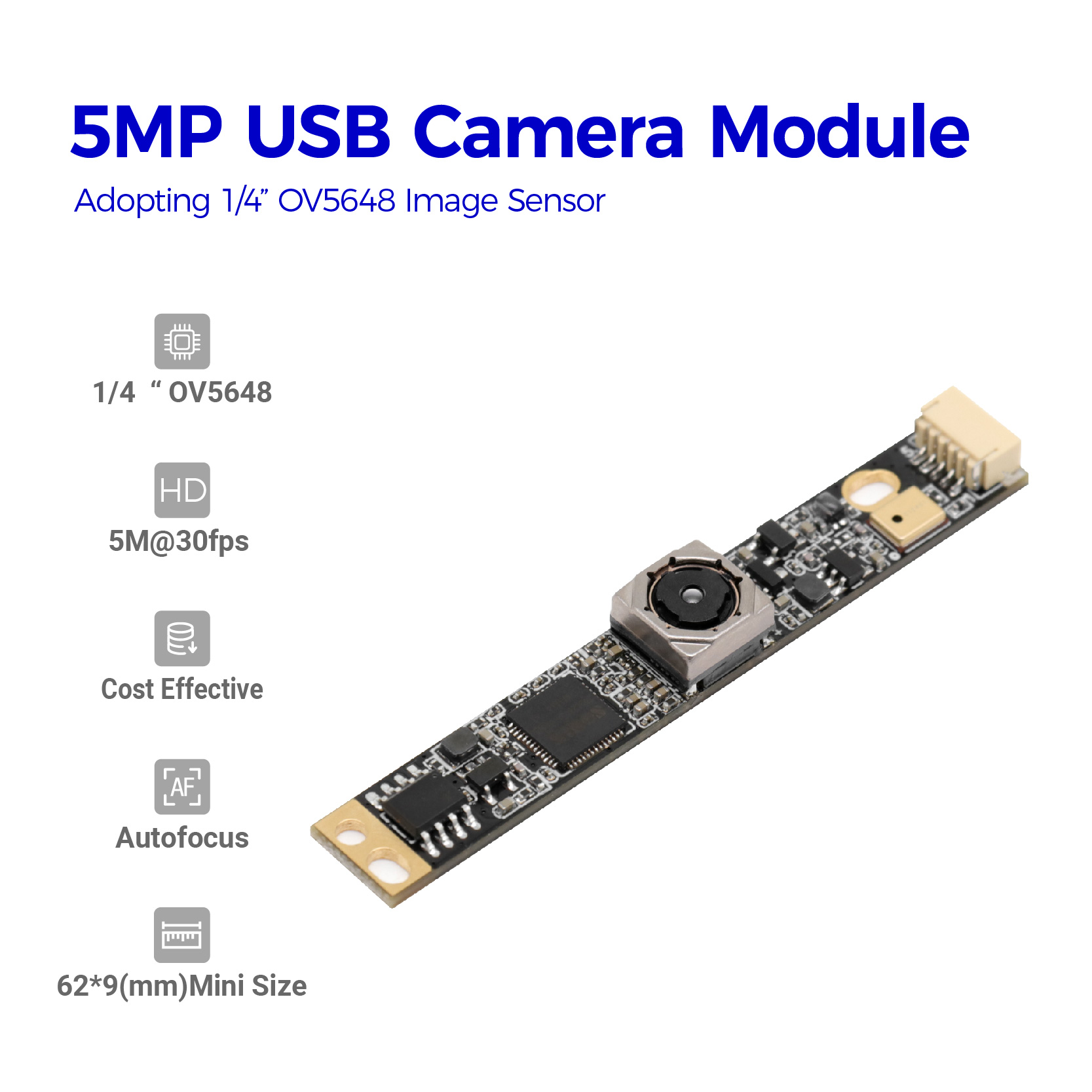 5MP Autofocus OV5648 Camera Module