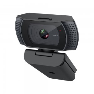 Utiririshaji wa Jalada la Faragha la Lenzi 1080P Auto Focus Webcam