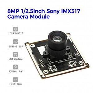 1/2.5 Sony IMX317 8MP USB Camera Module