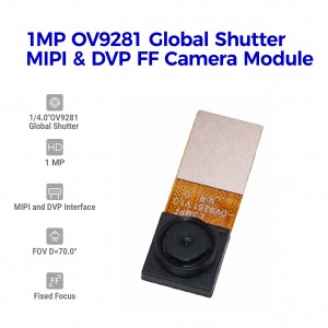 OV9281 Globa Shutter HD 1MP FF MIPI kameros modulis