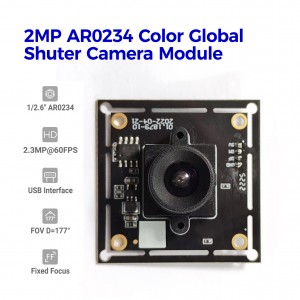 1080P 60fps AR0234 Global Shutter Color Camera Module