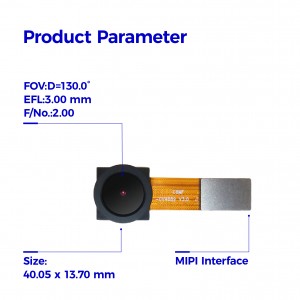 OV4689 Модул за камера со широк агол со фиксен фокус 4MP Mipi Cmos