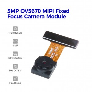 5MP OV5670  Fixed Focus MIPI Camera Module