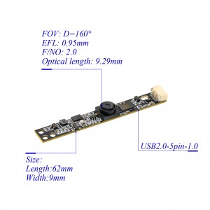 Modul Kamera USB Sudut Lebar Jx-H62 HD 720p