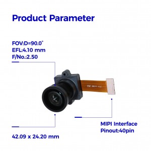 12 MP IMX377 MIPI-interface M14 cameramodule met vaste focus
