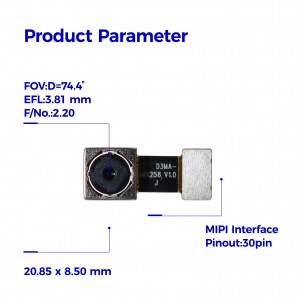 4K 13MP Sony IMX258 HDR Foku automatikoa MIPI Kamera Modulua