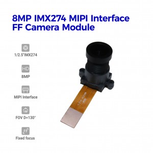 8MP سونی Cmos سینسر IMX274 140 ڈگری وائڈ اینگل MIPI کیمرہ ماڈیول