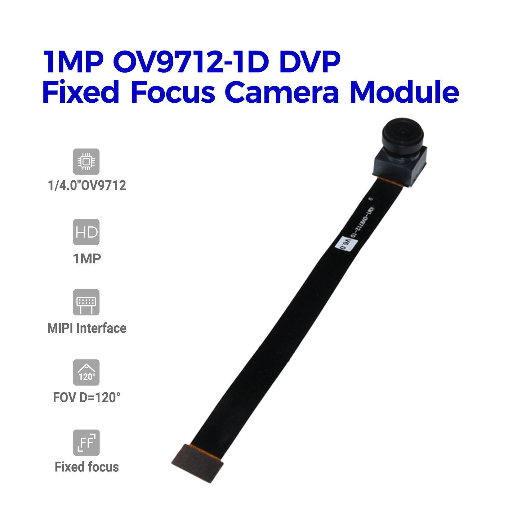 Customized 1MP OV9712 DVP Parallel MIPI Camera Module Featured Image