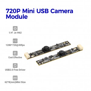 Módulo de câmera USB grande angular Jx-H62 HD 720p