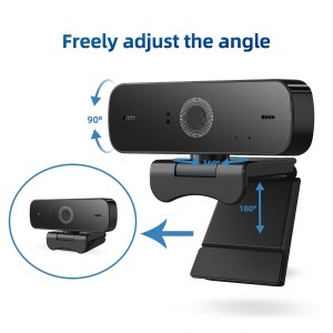Ueb-kamera kompjuterike me rrotullim me definicion të lartë TOF 1080P USB