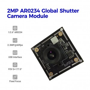 Eredeti gyári 120 képkocka/mp-es Global Shutter, nagy sebességű mozgásrögzítő kameramodul
