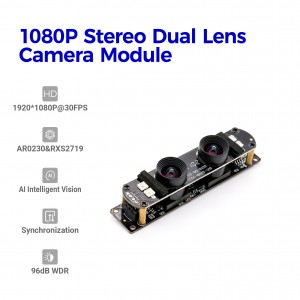 Kahe objektiiviga 1080P AR0230 kaameramoodul