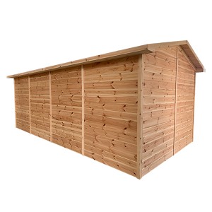 Galpão de armazenamento de madeira pré-fabricado 10 x 20