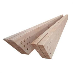 Vigas de madera maciza para casas, vigas laminadas de corte estructural