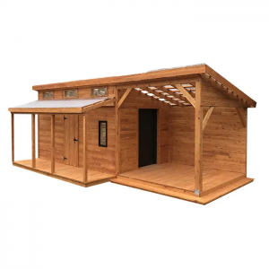 10×12 Luxury Cedar Kayu House Outdoor Storage ngeculaké