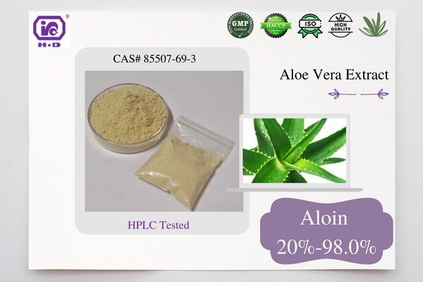Factory Supply Nutritional Supplements Aloe Vera Leaf Extract Aloin Powder 10%-98%