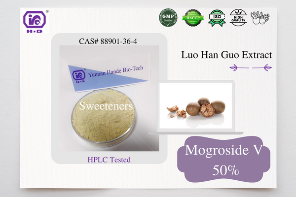 Natural Sweetner Luo Han Guo Extract Mogrosides V CAS 88901-36-4 Mogroside V