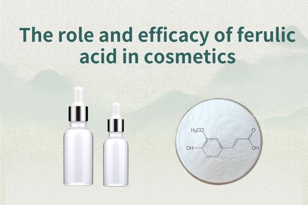 The role and efficacy of ferulic acid in cosmetics