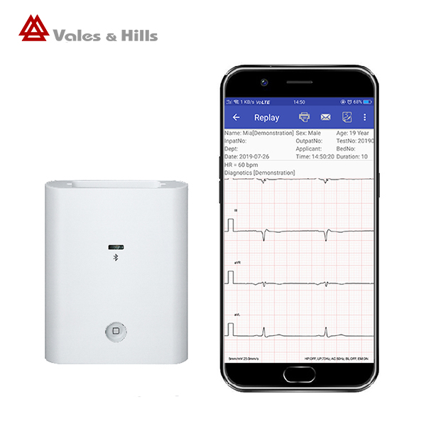 Vales & Hills portable android medical degree 12 channel ECG