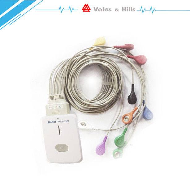 Portable Digital 12-Channel ECG Holter Recorder with Analysis Software
