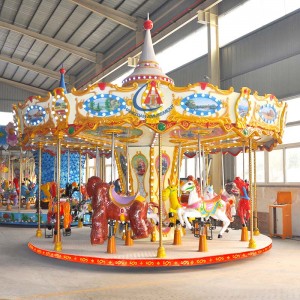 China Wholesale Self Control Dinosaur Ride Factories - 16 seats Carousel – Hangtian Amusement
