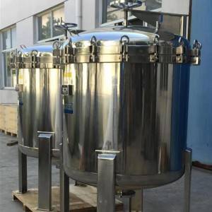 Factory Price China 304 Stainless Steel Jacketed Bag Filter Housing in Store