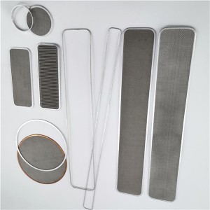 Filter mesh pack extruder mesh disc with different size and shapes