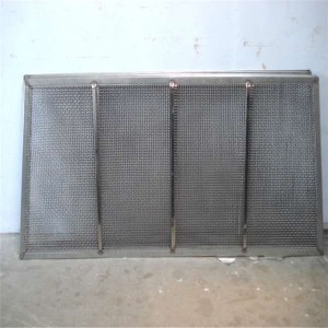 Professional Design High Hardness Monel400 Mesh Screen - Flame proofing wire mesh ss mesh with frame China factory – Hanke
