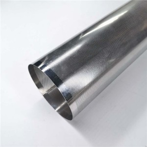 China Wholesale China Punching Hole Meshes Manufacturer SS316/304 Perforated Tube