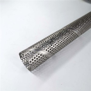 China Wholesale China Punching Hole Meshes Manufacturer SS316/304 Perforated Tube